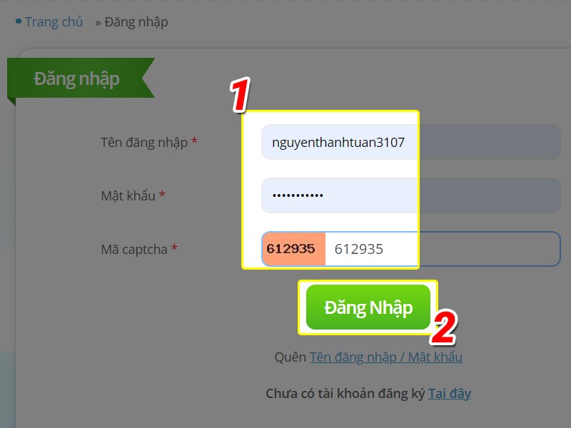 Cách đăng nhập account Trạng Nguyên trên điện thoại, pc