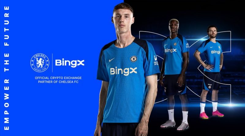 BingX chính thức trở thành nhà tài trợ trang phục tập luyện cho đội hình nam của CLB bóng đá Chelsea
